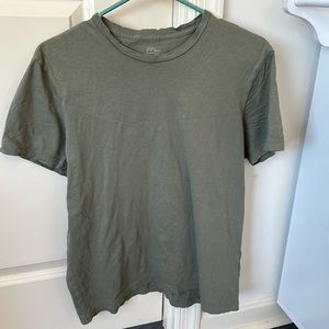 J. Crew Essential Tee, Medium, Olive Green